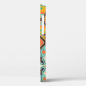 Kleurrijke islamitisch geïnspireerde patchwork teg Case-Mate iPhone case (Achterkant / Links)