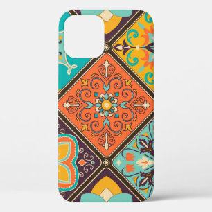 Kleurrijke islamitisch geïnspireerde patchwork teg Case-Mate iPhone case
