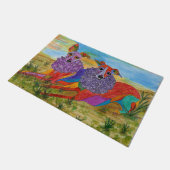 Kleurrijke Italiaanse Greyhound Deur Mat 18 "x 24" (Schuin)