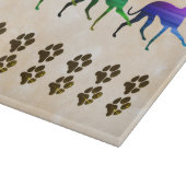 Kleurrijke Italiaanse Greyhounds Snijplank (Hoek)