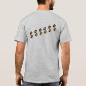 Kleurrijke Italiaanse Greyhounds T-shirt (Achterkant)