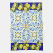  kleurrijke italiaanse Tegel look keukenhanddoek (Verticaal)