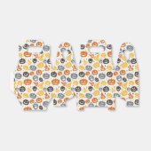 Kleurrijke Jack-O'-Lantern gezichten patroon Bedankdoosjes (Uitgevouwen)