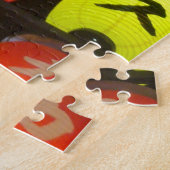 kleurrijke japan - lichten legpuzzel (Zijkant)