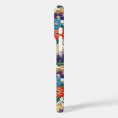 Kleurrijke Japanse Bloemen Geborduurd Case-Mate iPhone Case (Achterkant / Links)