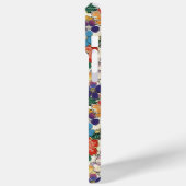 Kleurrijke Japanse Bloemen Geborduurd Case-Mate iPhone Case (Achterkant / Links)