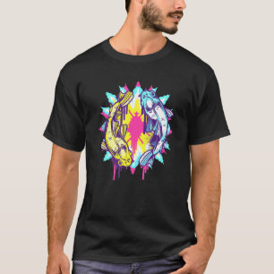 Kleurrijke Japanse Koi Vis Karper Nishikigoi T-shirt