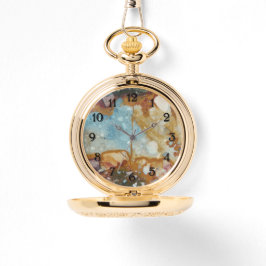 Kleurrijke Jasper Stone Zwart Numeral Horloge