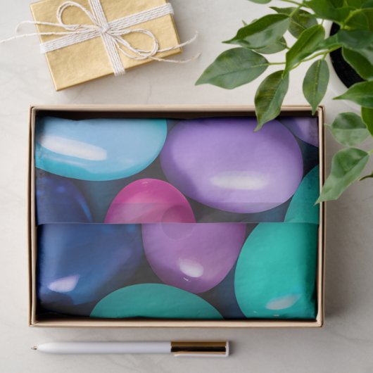 Kleurrijke Jelly Bean Art Tissue Papier (Geschenk)