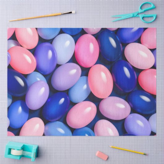 Kleurrijke Jelly Bean Art Tissue Papier (Craft)
