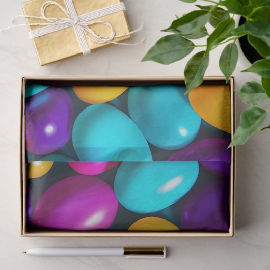 Kleurrijke Jelly Bean Art Tissue Papier (Geschenk)