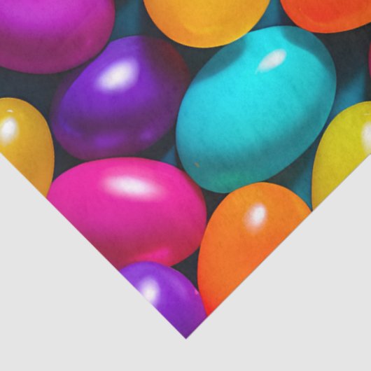 Kleurrijke Jelly Bean Art Tissue Papier (Detail)