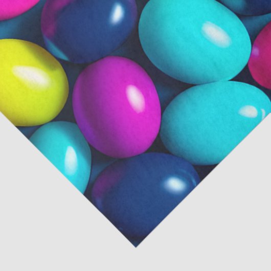 Kleurrijke Jelly Bean Art Tissue Papier (Detail)
