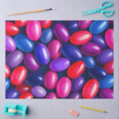 Kleurrijke Jelly Bean Art Tissue Papier (Craft)