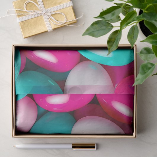 Kleurrijke Jelly Bean Art Tissue Papier (Geschenk)