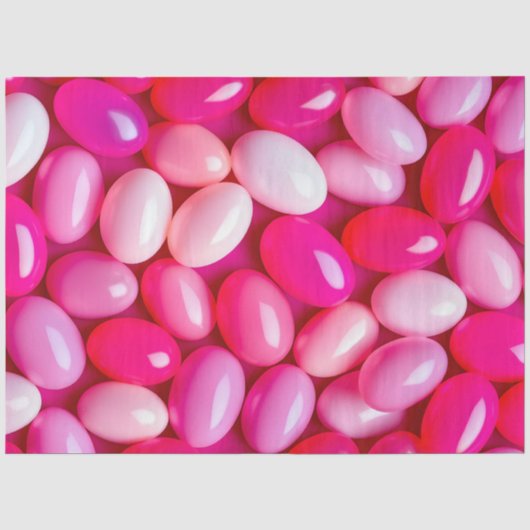 Kleurrijke Jelly Bean Art Tissue Papier (Voorkant)