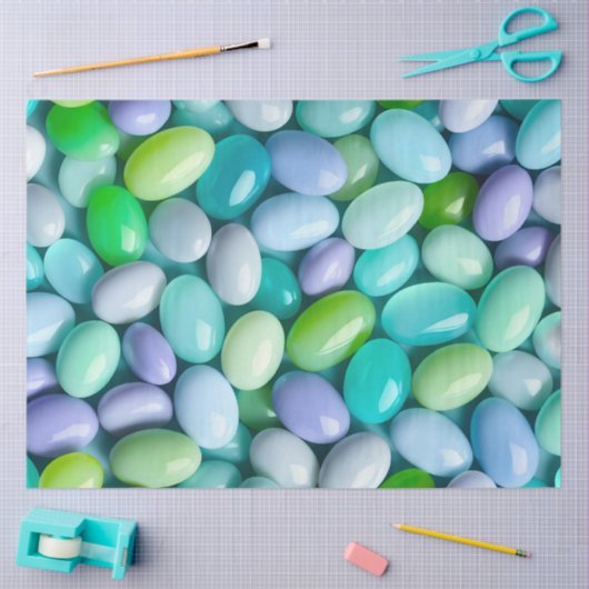 Kleurrijke Jelly Bean Art Tissue Papier (Craft)