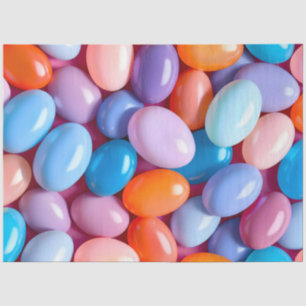 Kleurrijke Jelly Bean Art Tissue Papier