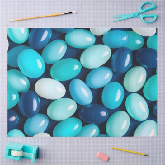 Kleurrijke Jelly Bean Art Tissue Papier (Craft)
