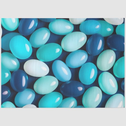 Kleurrijke Jelly Bean Art Tissue Papier (Voorkant)
