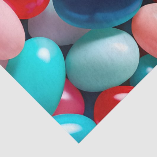 Kleurrijke Jelly Bean Art Tissue Papier (Detail)