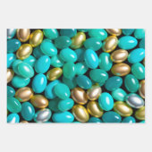 Kleurrijke Jelly Bean Art Wrapping Paper Sheets (Voorkant 2)