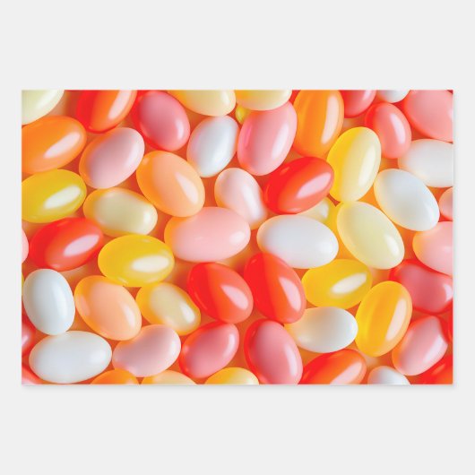 Kleurrijke Jelly Bean Art Wrapping Paper Sheets (Voorkant 2)