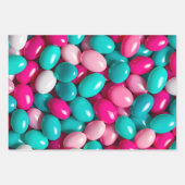 Kleurrijke Jelly Bean Art Wrapping Paper Sheets (Voorkant)