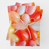 Kleurrijke Jelly Bean Art Wrapping Paper Sheets