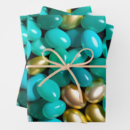 Kleurrijke Jelly Bean Art Wrapping Paper Sheets