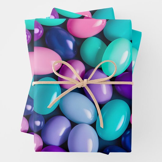 Kleurrijke Jelly Bean Art Wrapping Paper Sheets