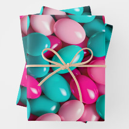 Kleurrijke Jelly Bean Art Wrapping Paper Sheets