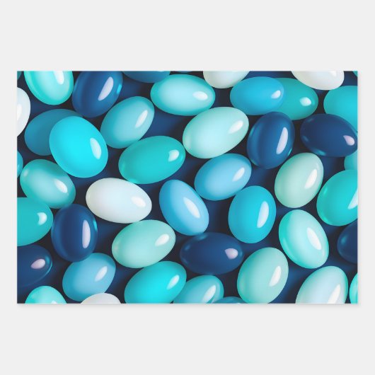 Kleurrijke Jelly Bean Art Wrapping Paper Sheets (Voorkant 2)