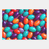 Kleurrijke Jelly Bean Art Wrapping Paper Sheets (Voorkant 2)