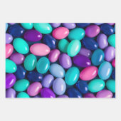 Kleurrijke Jelly Bean Art Wrapping Paper Sheets (Voorkant 2)