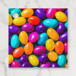 Kleurrijke Jelly Bean Kunst Cadeautags Bedankjes Labels