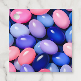 Kleurrijke Jelly Bean Kunst Cadeautags Bedankjes Labels