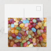 Kleurrijke Jelly Beans Briefkaart (Voorkant / Achterkant)
