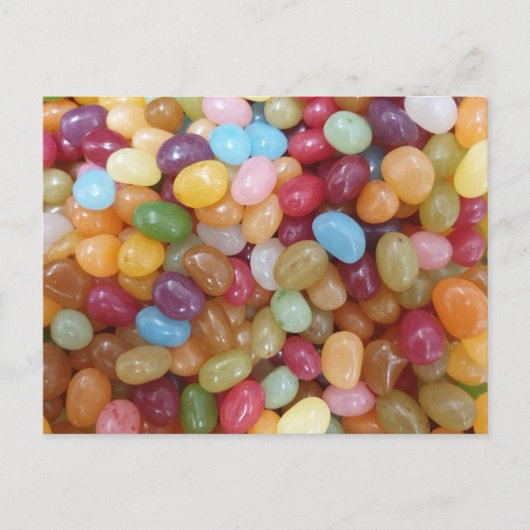 Kleurrijke Jelly Beans Briefkaart (Voorkant)