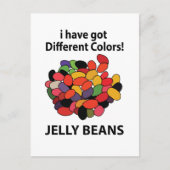 Kleurrijke Jelly Beans Grappige Jelly Beans Briefkaart (Voorkant)