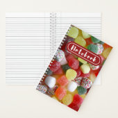 Kleurrijke Jelly Snoepjes Plezier Notitieboek (Binnen)