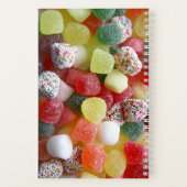 Kleurrijke Jelly Snoepjes Plezier Notitieboek (Achterkant)