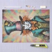 Kleurrijke Jester Decoupage Tissue Papier (Craft)