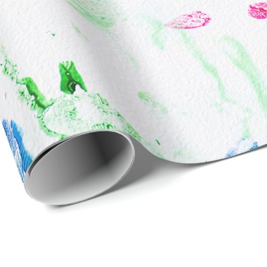 kleurrijke jeugdige prints cadeaupapier (Rol Hoek)