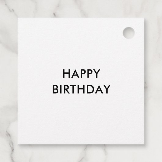 Kleurrijke Jewel Art Gift Labels (Achterkant)