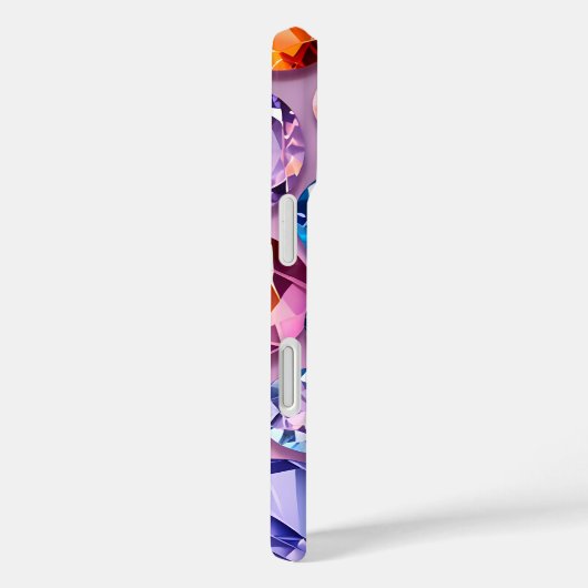 Kleurrijke Jewel Art iPhone Case (Achterkant / Rechts)