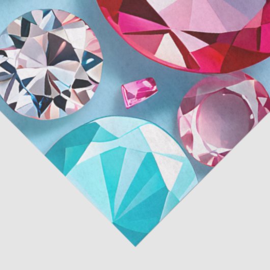 Kleurrijke Jewel Art Tissue Paper Tissuepapier (Detail)