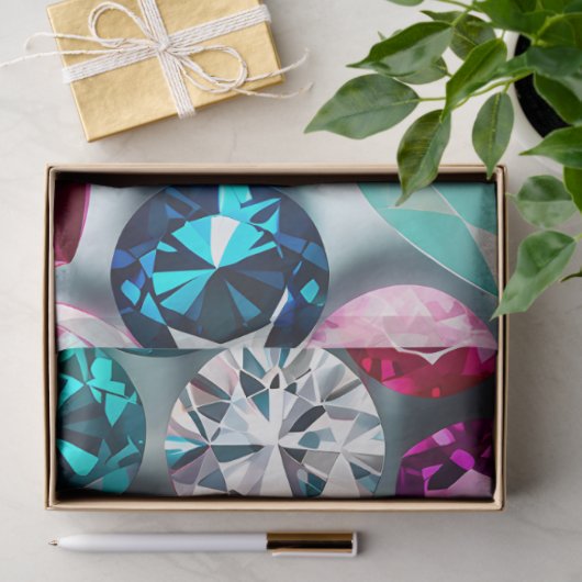 Kleurrijke Jewel Art Tissue Paper Tissuepapier (Geschenk)