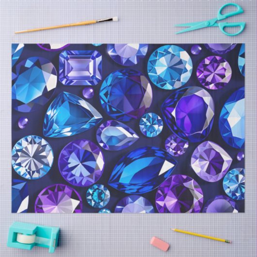 Kleurrijke Jewel Art Tissue Paper Tissuepapier (Craft)