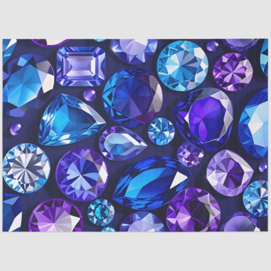 Kleurrijke Jewel Art Tissue Paper Tissuepapier (Voorkant)